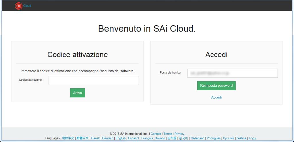 4. Quando chiedere aiuto 4-3 Quando viene dimenticata la password di "SAi Cloud" 1. Avviare il motore di ricerca del computer e poi inserire "www.saicloud.