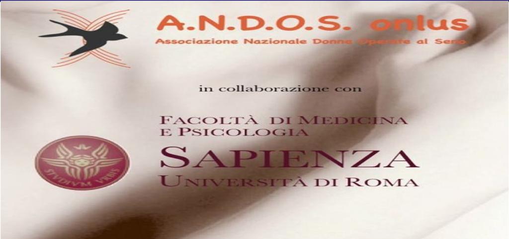 CORSO DI FORMAZIONE VOLONTARI OPERANTI NEI COMITATI A.N.D.O.S Screening - Centri di Diagnosi-Centri di Senologia D.