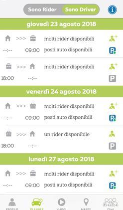 L App ti mostrerà quanto incasserai dal Rider. Invita Oggi e attendi la risposta del Rider.