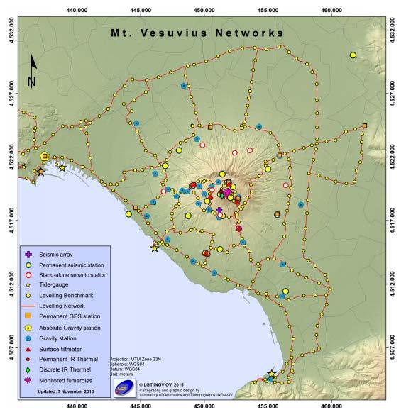 Il Vesuvio è uno dei vulcani più attivamente monitorati al mondo.