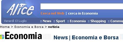 Alice Economia Titolo: Auto: ANFIA, Italia traina vendite in Europa AUTO: ANFIA, ITALIA TRAINA VENDITE IN EUROPA 13/07/2007 10:59 (ASCA) - Roma, 13 lug - L'Italia continua a trainare le vendite in