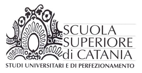 BANDO N 11 (Da citare nella domanda) SCUOLA SUPERIORE IL FUNZIONARIO DELEGATO Visto il D.M. 5 agosto 2004, art.22, pubblicato sulla G.U. 25.11.2004 n 277, istitutivo della Scuola Superiore di Catania.