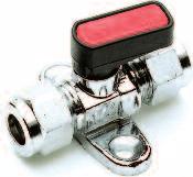 FEMALE G ISO 228 VALVE (STANDARD ANDLE - RED PLATE) B DN ES M L G 1/8 5.5 14-15 7 46 19 21 10 1/4 5.