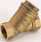 Scheda Materiali / Specifications Corpo in ottone dal 1/4 al 2 Brass body from 1/4 to 2 Corpo in bronzo dal 2 1/2 al 4 Bronze body from 2 1/2 to 4 Tappo in ottone Brass Cap Filtro in acciaio AISI 304