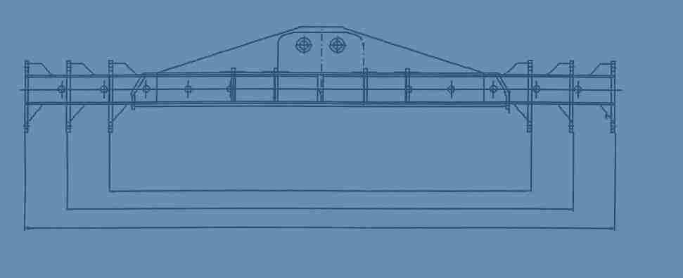 ACCESSORIES Lattice-work extension of 6, m, which can be folded on the side of the boom Manuel extension for lattice-work extension l=m Auxiliary winch capacity 25 kg with anti-rotation cable Head