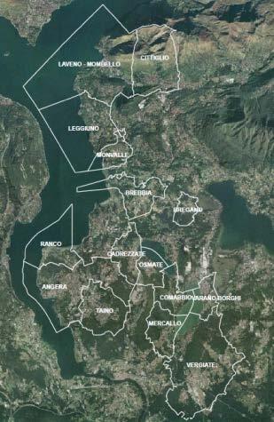 ANALISI DI CONTESTO di A21Laghi Il territorio interessato è caratterizzato dalla presenza di: aree boscate