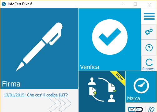 Per aprirlo dovrete: a) Trascinarlo sull icona VERIFICA del vostro dispositivo di firma digitale b) Oppure scaricare ed installare il programma GRATUITO DIKE all indirizzo https://www.