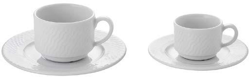 CAFFÈ 009 - TAZZA THE/COLAZIONE IMPILABILE PANAMA CL 8 000 - PIATTINO PER TAZZA