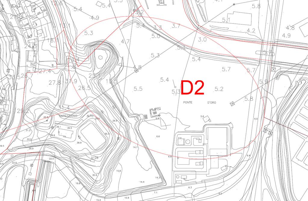 Gagno e passante all interno dell area D5 potra essere oggetto di risezionamento e adeguamento degli attraversamenti al fine di adeguare la