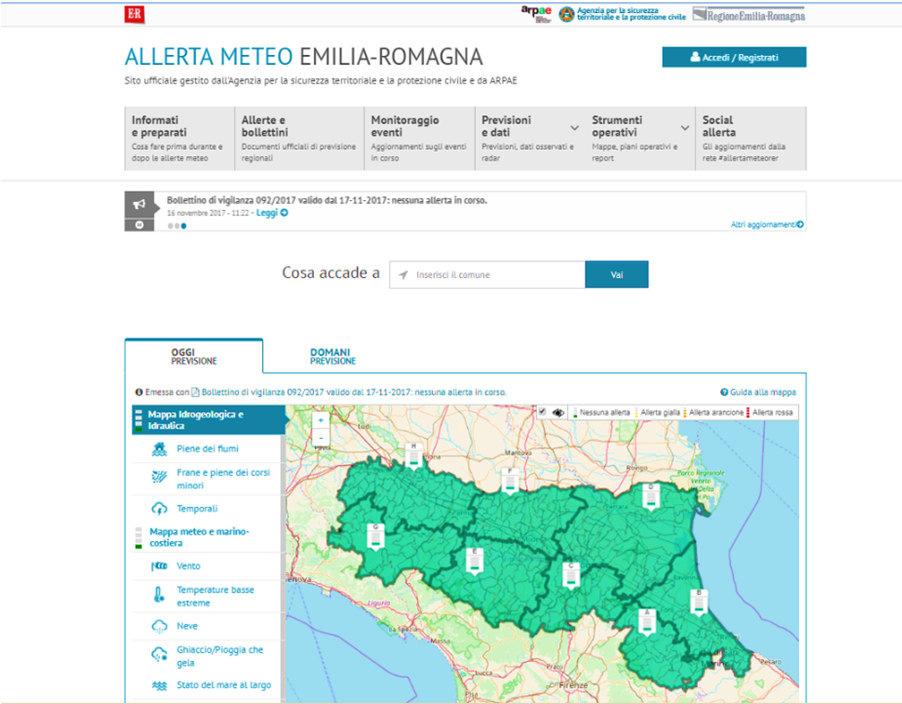 meteo-idrogeologica-idraulica notifica tramite SMS, EMAIL