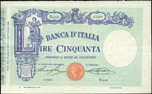 croce pressata qspl 250 592 50 Lire - Fascetto con matrice 12/08/1929 - Alfa 174; Lireuro