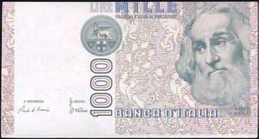 Einaudi/Urbini - Macchioline BB+ 280 627 628 629 628 5.000 Lire - Rep.