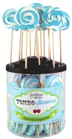 pezzi gusto arancia TO025-GLO Tondo Monocolore Giallo, 25 g