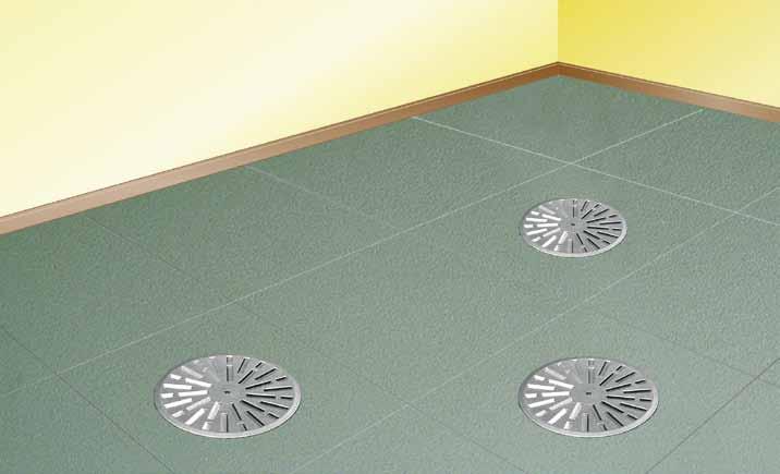 CGLa Diffusore per pavimenti galleggianti CGLa DIFFUSIONE - Diffusori FUNZIONE Diffusore circolare che permette una mandata d aria con effetto vortice adatto all installazione in pavimenti rialzati.