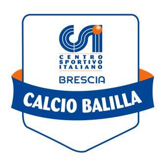 Regolamento campionato a squadre 2018-19 Il Centro sportivo Italiano comitato di Brescia (di seguito C.S.I.) organizza il campionato di Biliardino a squadre.