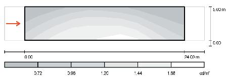 3.2.4 LUMINANZA PRICIPALE - CURVE ISOLUMINANZE reticolo: tipo di calcolo: manto stradale: principale = a Z 0,00 m Luminanza->Osservatore