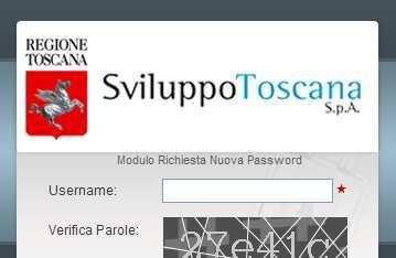 Richiesta nuova password Nel caso che l utente presentatore abbia smarrito o dimenticato la