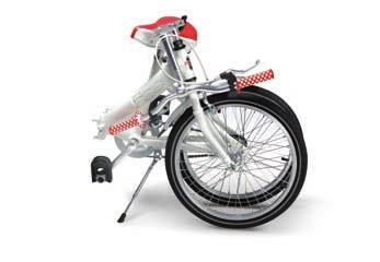 portabagagli 500 Ready-to carry folded bike customized