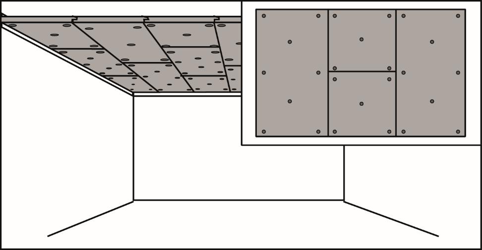 Istruzioni per il montaggio sistema TOSKANA Sistema di riscaldamento elettrico a soffitto a bassa temperatura a base di argilla Per il montaggio al soffitto o su piani inclinati Striscia isolante