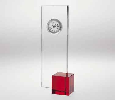Trofeo WURZBURG in cristallo con cubo colorato e mondo.