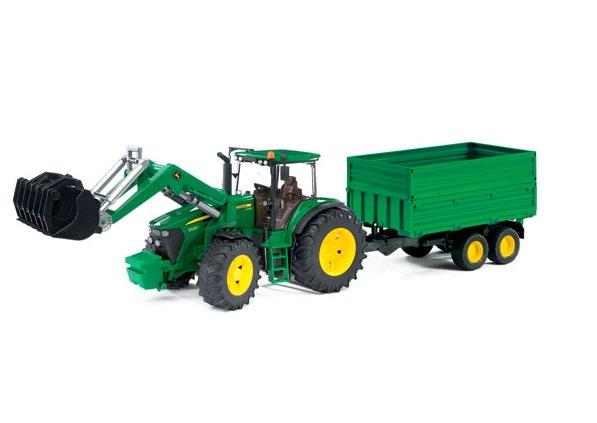 TOYS SCALE 1:16 AGRICULTURE 7003055 JOHN DEERE 7930 WITH FRONT LOADER AND TRAILER