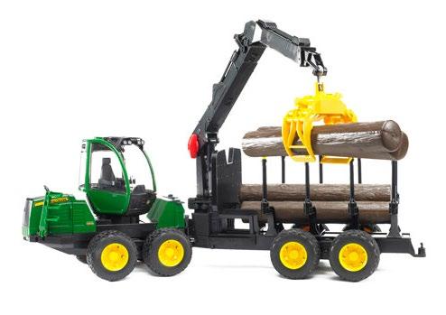 INDUSTRIAL 1:16SCALE TOYS 7002133 JOHN DEERE 1210E FORWARDER WITH 4 TRUNKS AND GRAB MEASURES: 64 X 16,4 X 22,5 CM TIPOLOGY: FORESTRY