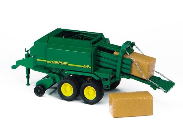 TOYS SCALE 1:16 AGRICULTURE 7002017 JOHN DEERE BIG BALEPRESS MEASURES: 39 X 14,5 X 16