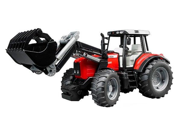 FERGUSON 7480 WITH FRONT LOADER MEASURES: 38,5 X 16,5 X 17,5 CM 7002045 MASSEY