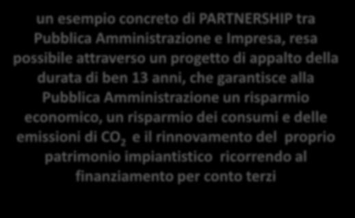 Pubblica Amministrazione un risparmio economico, un risparmio dei consumi e delle emissioni di