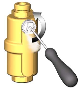 DISTRIBUTORE DI SFOGO ARIA (dispositivo separazione aria non presente su Art.S004) Il modulo solare S003 è dotato di un distributore di sfogo aria (8 di Tab.1) posizionato sulla linea di andata.