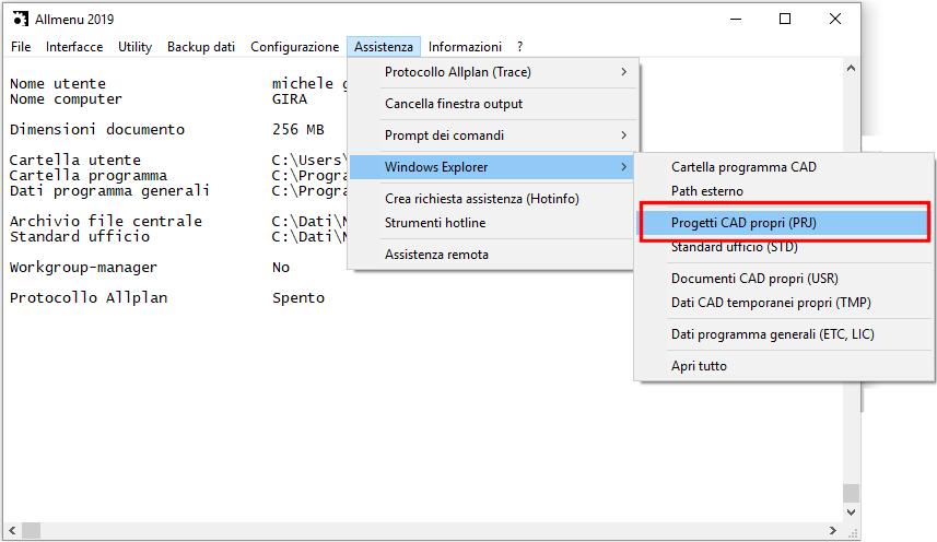 FAQ per l'utilizzo di Allplan 2019 con PlaTav Desk 1. IMPOSTAZIONI INIZIALI IN ALLPLAN A) Copiare il progetto Allplan PLATAV PROGETTO PROTOTIPO.prj.