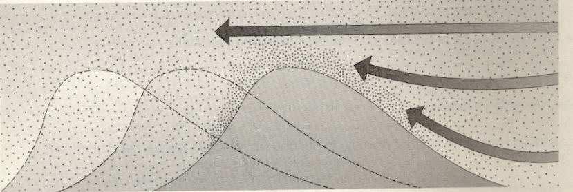G. a quanti gradi ammonta? 1 grado 2 gradi 3 gradi 4 gradi es. 10: Come forse saprai, le dune cambiano continuamente posizione. La figura rappresenta una esemplificazione di questo fenomeno.