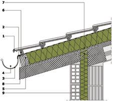 Attenzioni progettuali e schema grafico per il nodo in corrispondenza del canale di gronda In corrispondenza del canale di gronda le attenzioni progettuali da adottare sono le seguenti: Figura 5.