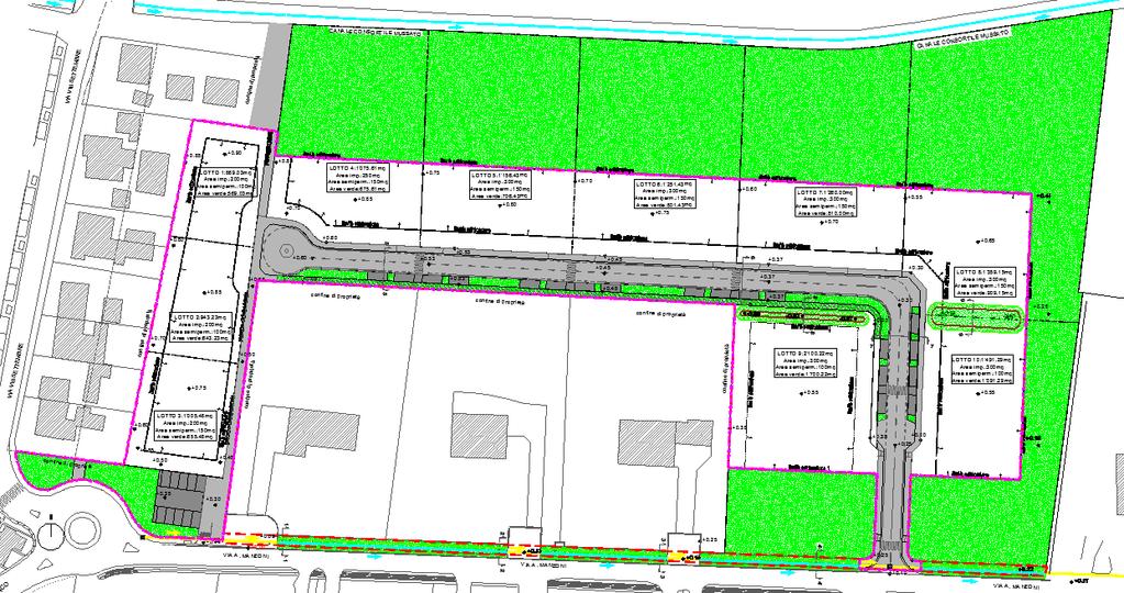 Piano Urbanistico Attuativo di iniziativa privata APP 3B Piano di lottizzazione residenziale da realizzare in via A. Manzoni, frazione di Busiago Vecchio (PD).