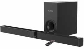 GIRADISCHI SOUND BAR - 112-PARTY E SPEAKER SOUND BAR MULTIMEDIALE COMPATTA SONIC GEAR Sound bar compatta dotata di luci LED a 7 colori pulsanti, alimentata da USB.