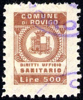 1 L. 5 blu, rosso Provincia di