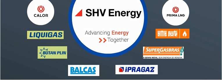 SHV Energy è uno dei principali gruppi operanti a livello mondiale nella commercializzazione del GPL e fa parte di SHV Holding: 30