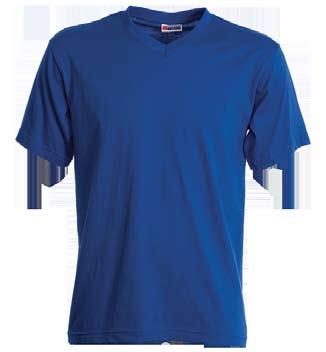 V-NECK Descrizione: T-shirt collo a V manica corta, colletto in costina misto spandex da 2.