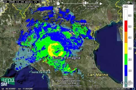 Nella mattinata di venerdì, dalle 9 GMT, tutto il litorale Tirrenico è interessato da precipitazioni localmente intense e a carattere temporalesco.
