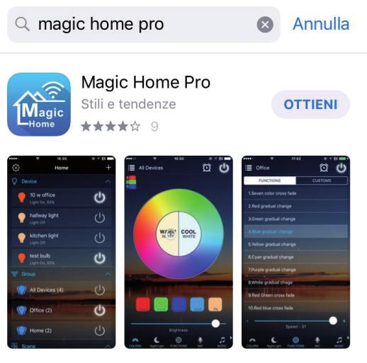 PAGINA 2 DI 6 MANUALE D USO PER DISPOSITIVI ANDROID Istruzioni per installazione APP Metodo 1: Entrare nel Play Store e scrivere nell apposita casella di ricerca