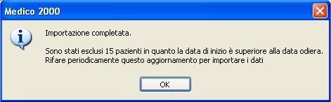 Dalla finestra MEF Importa Esenzioni Reddito (vedi fig. 14), è inoltre possibile scegliere il modello di applicazione con cui le esenzioni verranno importate all'interno delle cartelle dei pazienti.