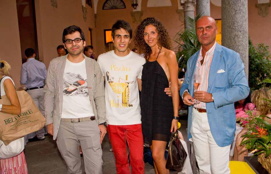 Luca Zanardi fondatore Yuppies Milano, Mattia Mrvosevic fondatore Yuppies Milano, Alessia Peraldo Eusebias Golf Mate IFT Italian Fashion Team,