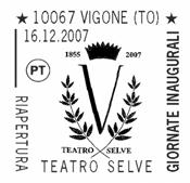 2111 RICHIEDENTE: Associazione Turistica Pro Loco di Vigone SEDE DEL SERVIZIO: Vicolo del Teatro, 5-10061 Vigone (TO) DATA: 16/12/07 ORARIO: 14/19 Struttura Competente: Servizio