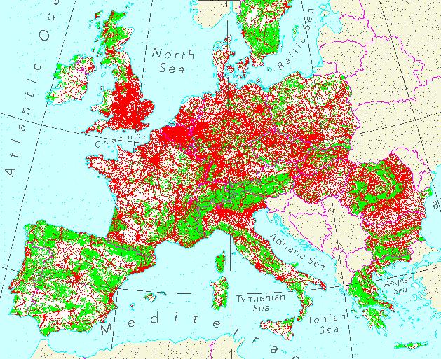 Il declino della biodiversità Aree di maggior pressione