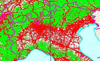 strade ad alta percorrenza Aree a bassa pressione Aree a