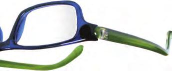 AINBOW 2 : n 24 occhiali, in 4 colori, diottrie assortite da +1,00 a +3,50.