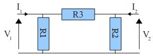 Esempio di matrice G (Per doppio bipolo a Π) Teoria a pagina Promemoria G = / R.