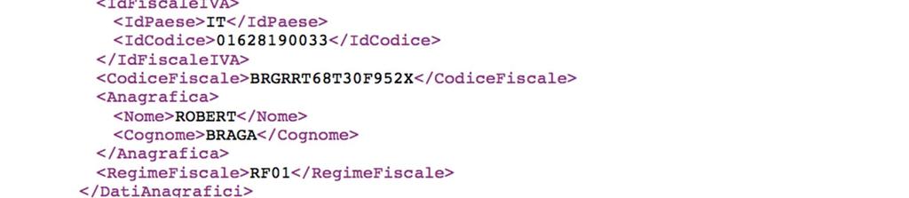 codice [FPA12] xml PA codice [FPR12] xml ordinaria codice [FSM10] xml