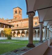 Alla seconda metà del Quattrocento - durante il rifacimento della chiesa nella forma e nelle dimensioni odierne risale la costruzione del chiostro.