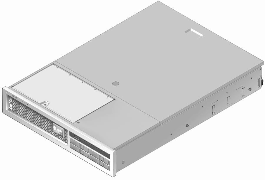 FIGURA 2-4 Collegamento di una staffa di montaggio allo chassis b.